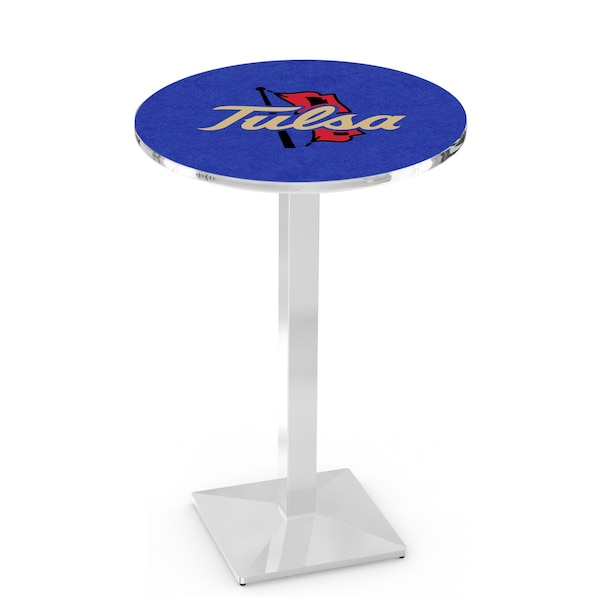42" Chrome Tulsa Pub Table